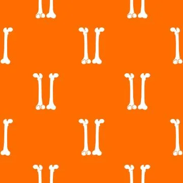 Bone pattern seamless Illustrazione stock