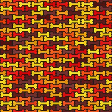 Bone pattern. Seamless vector background Stock Illustration