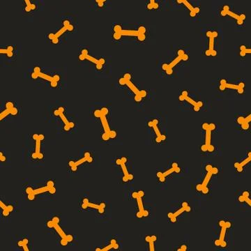 Bone pattern. Seamless vector Stock Illustration