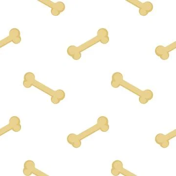 Bone seamless pattern Illustrazione stock