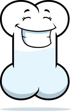 Bone Smiling Illustrazione stock