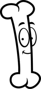 Bone Smiling Stock Illustration