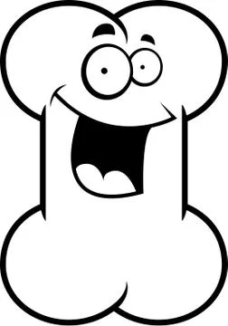 Bone Smiling Stock Illustration
