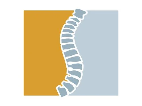 Bone Structure Icon, Orthopedic and Anatomy Symbol for Medical and Wellness.. Stock Illustration