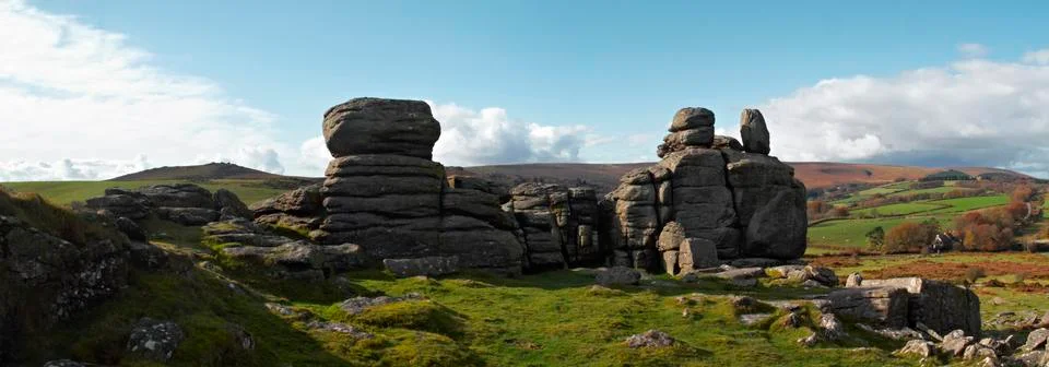 Bonehill Rocks Stock Photos