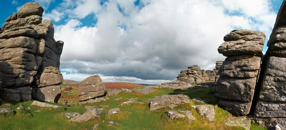 Bonehill Rocks Stock Photos