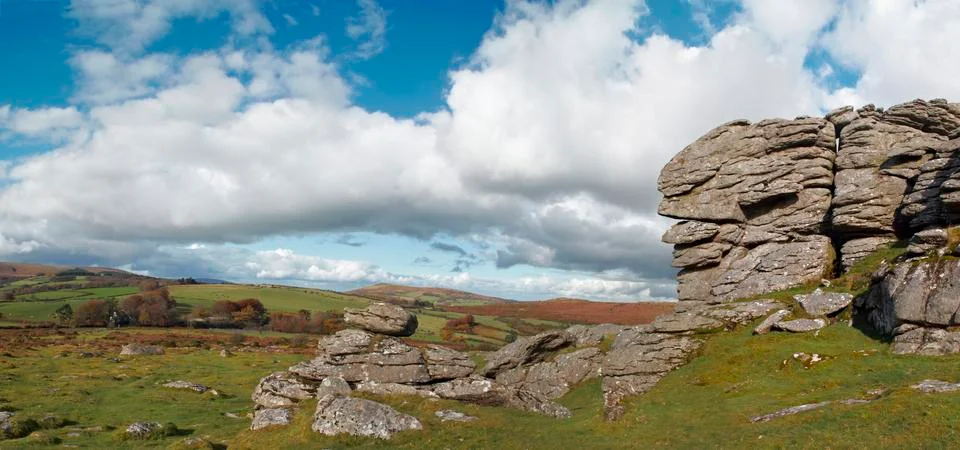 Bonehill Rocks Stock Photos