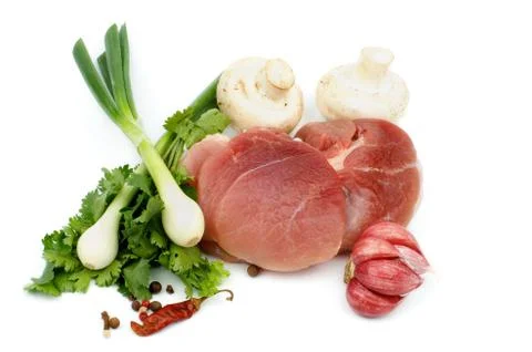 Boneless Raw Pork Stock Photos