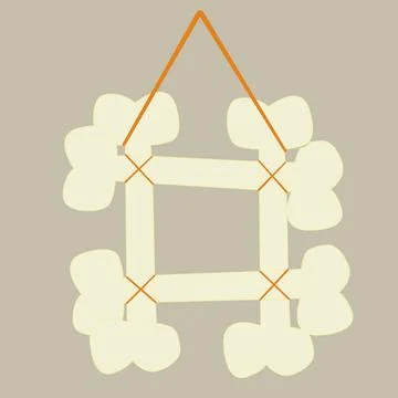 Bones frame bones frame, vector art illustration Copyright: xZoonar.com/La... 写真素材