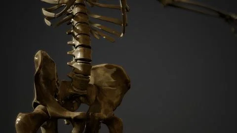 Bones of the Human skeleton Stockillustratie