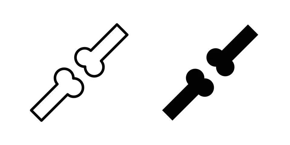 Bones icon graphic design. web icons vectors 스톡 일러스트