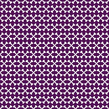 Bones pattern seamless. Crossbones Halloween background. bone texture Stock Illustration