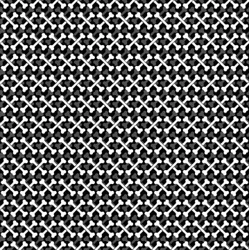 Bones pattern seamless. Crossbones Halloween background. bone texture Stock Illustration