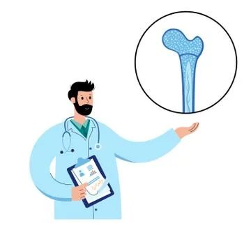 Bones template concept Stock Illustration