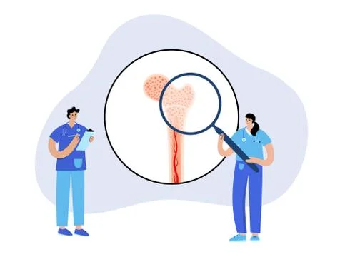 Bones template concept Stock Illustration