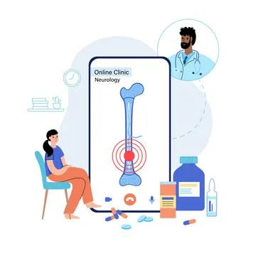 Bones template concept Illustrazione stock