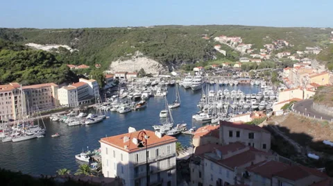 Bonfacio in Corsica Vídeos de archivo 36268181
