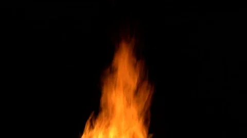 The bonfire on black Stock Footage 84844798