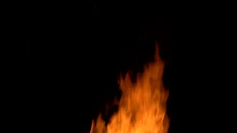 The bonfire on black Stock-Footage 84844871