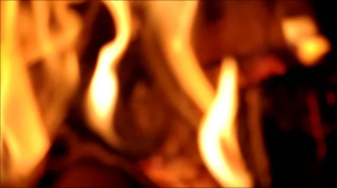 Bonfire With Blur Vídeo Stock 40770148
