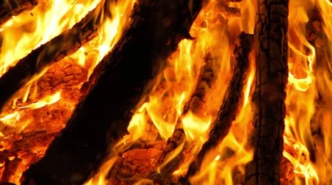 Bonfire bright Stock Footage 64840672