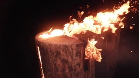 Bonfire candle Stock Footage 165049164