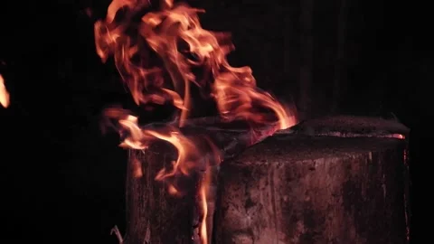 Bonfire candle Stock Footage 165050050