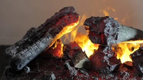 Bonfire close-up view Video stock 85607606