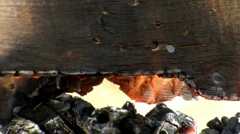 Bonfire closeup  2. Stock Footage 664725