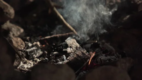 Bonfire / Coal 2 Stock Footage 238077327