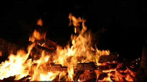 Bonfire Stock Footage 820924