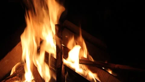 Bonfire Stock Footage 4484880