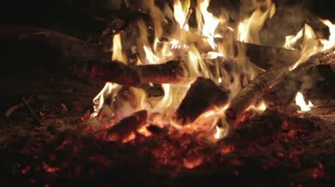 Bonfire Stock Footage 10864275