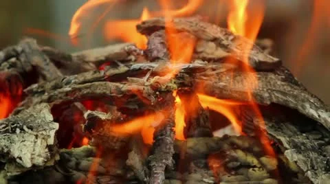 Bonfire Stock Footage 10970829