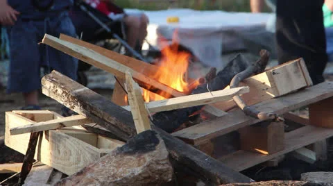 Bonfire  Stock Footage 22871456
