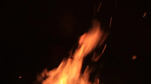 Bonfire Stock Footage 33300127