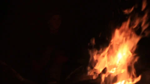 Bonfire Stock Footage 33300129