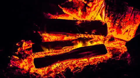 Bonfire Stock Footage 34603512