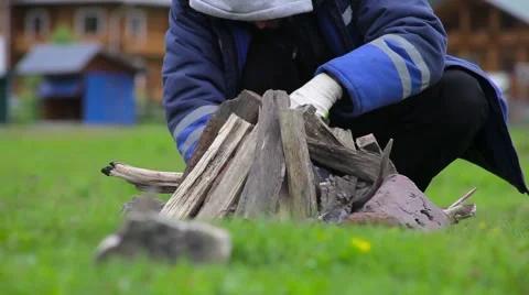 Bonfire Stock Footage 50872412