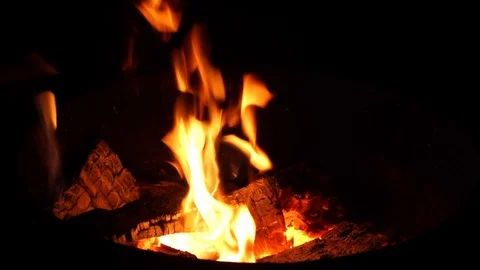 Bonfire Stock Footage 89660230