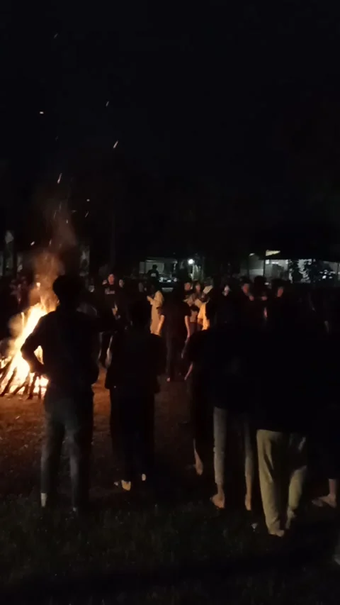 Bonfire Video stock 211653310