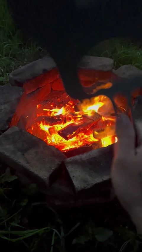Bonfire Stock Footage 296873522