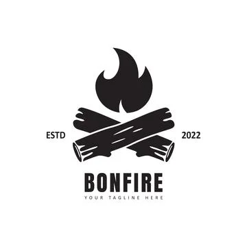 Bonfire icon Stock Illustration