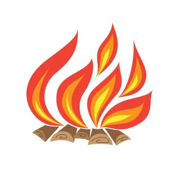 Bonfire Stock Illustration