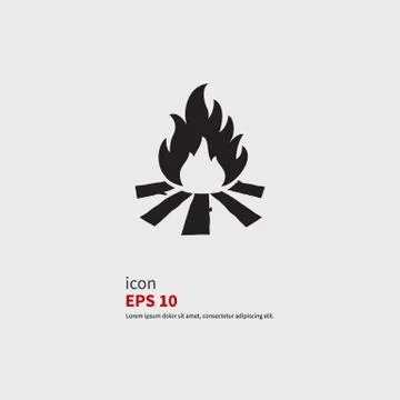 Bonfire Stock Illustration