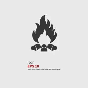 Bonfire Stock Illustration