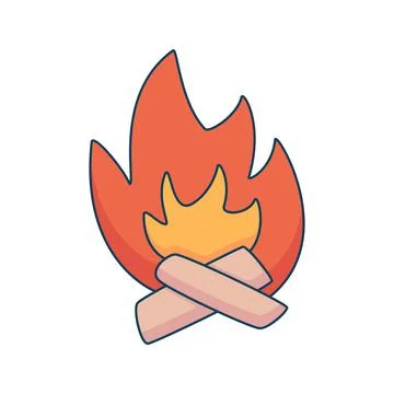 Bonfire Stock Illustration