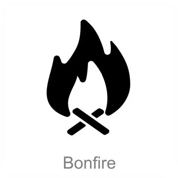 Bonfire Stock Illustration