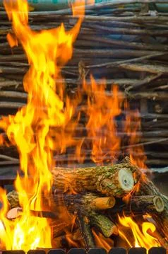 Bonfire light Stock Photos