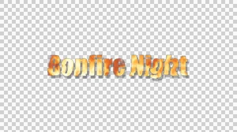 Bonfire night with Alpha Channel Vídeo Stock 41212142